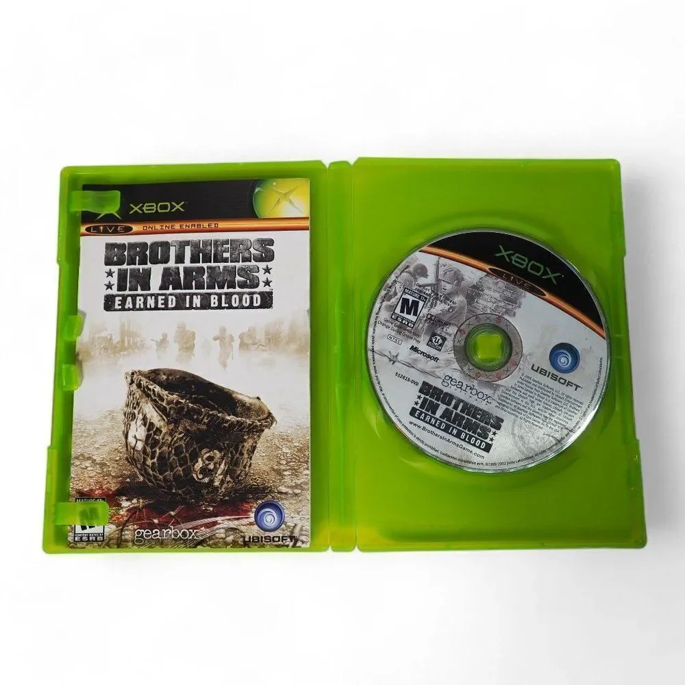 Brothers‎ in Arms: Earned in Blood (Microsoft Xbox, 2005) Complete CIB